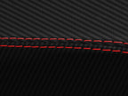 Console Lid with Cupholder Cover for Ford Ranger (2000–2006) Carbon Fiber Red Stitch