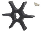 Water Pump Impeller with Key for Yamaha 2 Stroke 20 25 HP Outboard (1990–2023)