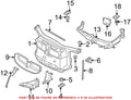Radiator Support Panel Seal for BMW (2011–2017) 51647134101