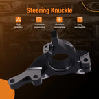 Pair Front Steering Knuckle Assembly for Mitsubishi Outlander (2007–2018) 3870A011