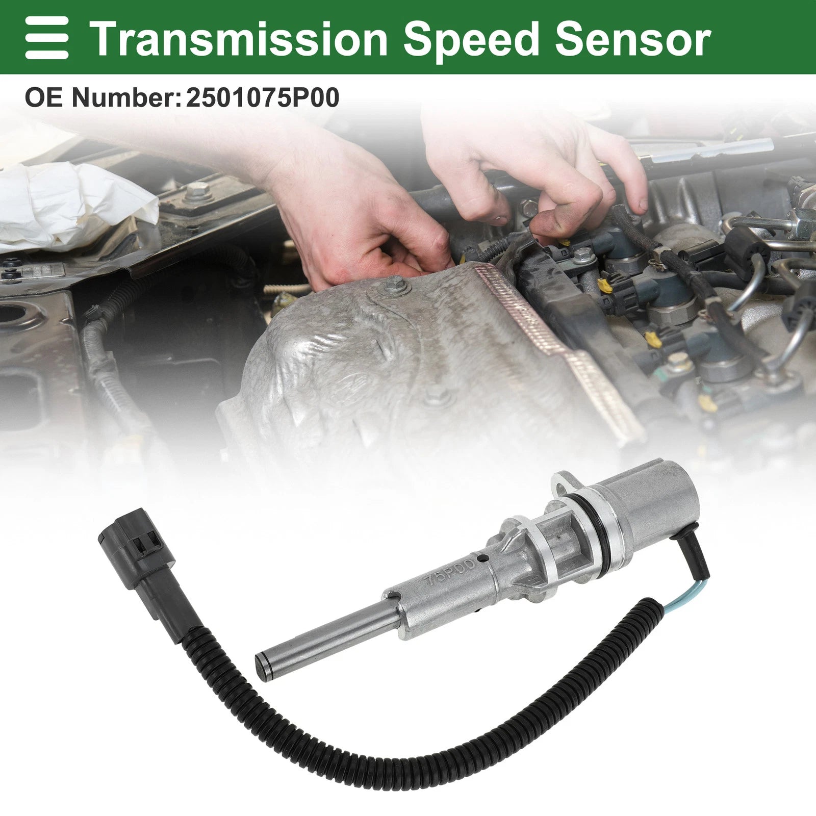 Transmission Speedometer Speed Sensor for Nissan Pickup D21 (1994–1996) No. 2501075P00