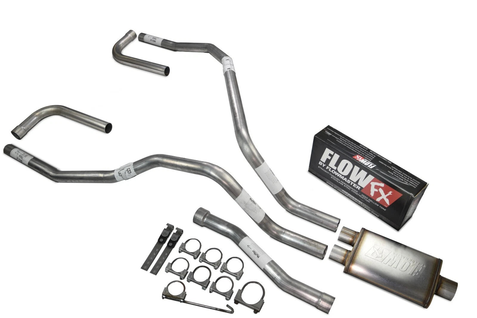 Dual Exhaust 2.5 Inch Flowmaster Flow FX for Nissan Titan (2004–2006)