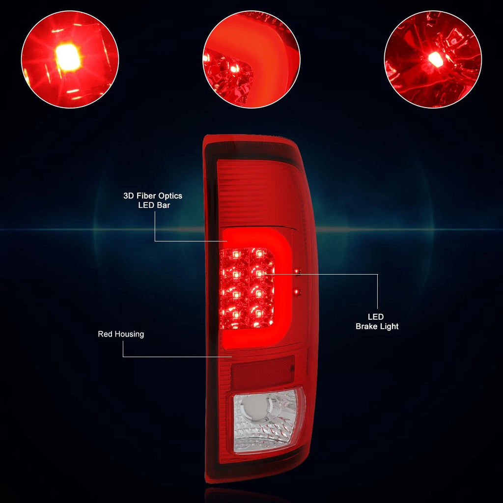 3D LED C-Bar Tail Light for Ford Super Duty (1997–2007)