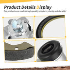 Front Brake Drum Hub Plate Shoes Kit for Honda Foreman 400 TRX400FW (1995–1998)