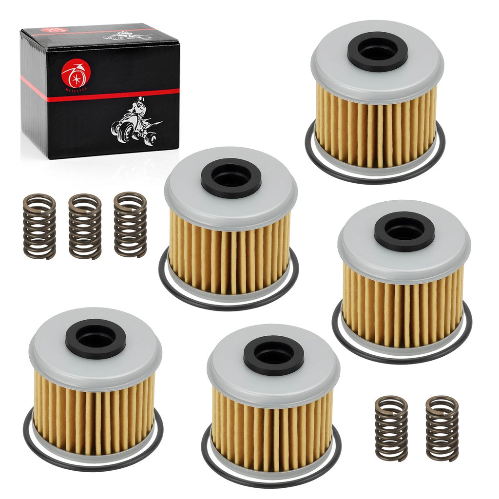 5X Oil Filter O-Ring Spring 15412-MEN-671 for Honda CRF450RL CRF450RWE (2002–2024)