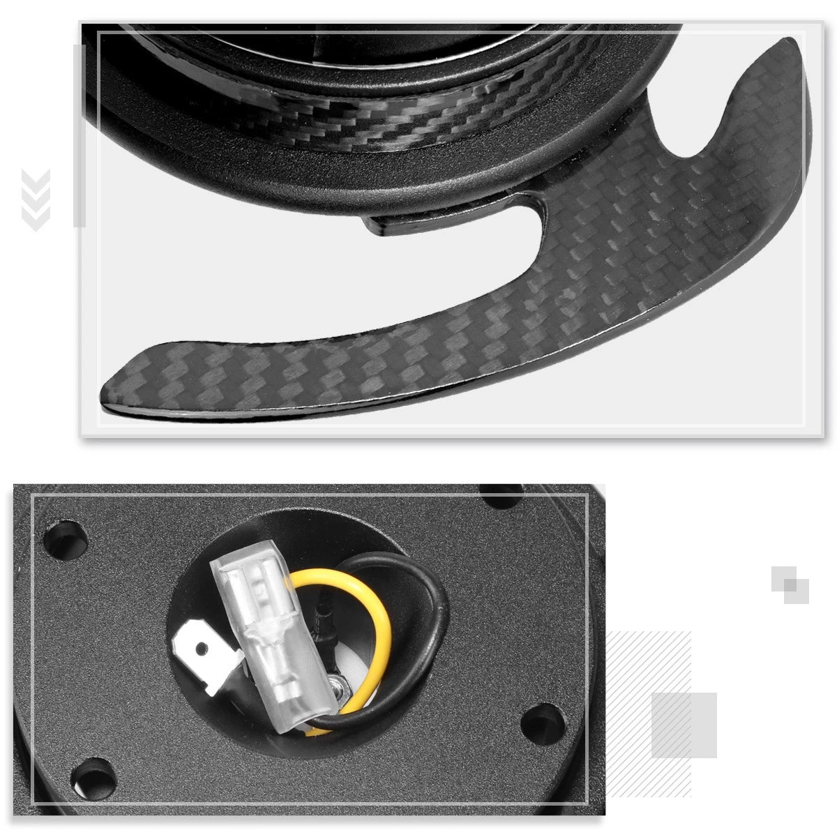 NRG SRK-700CF-1 Steering Wheel Quick Release Adapter for