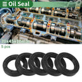 Set of 5 Oil Seal TG4 Lip Seal Ring NBR Rubber 30x45x10mm