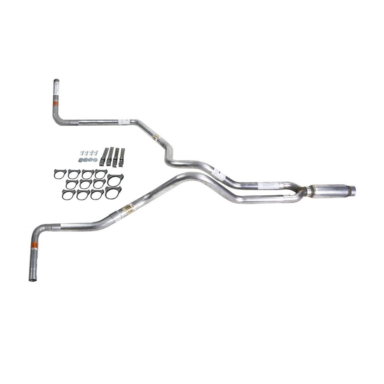 Dual Exhaust Pipe for F150 (1998-2004) Glass Pack Muffler Side Exit