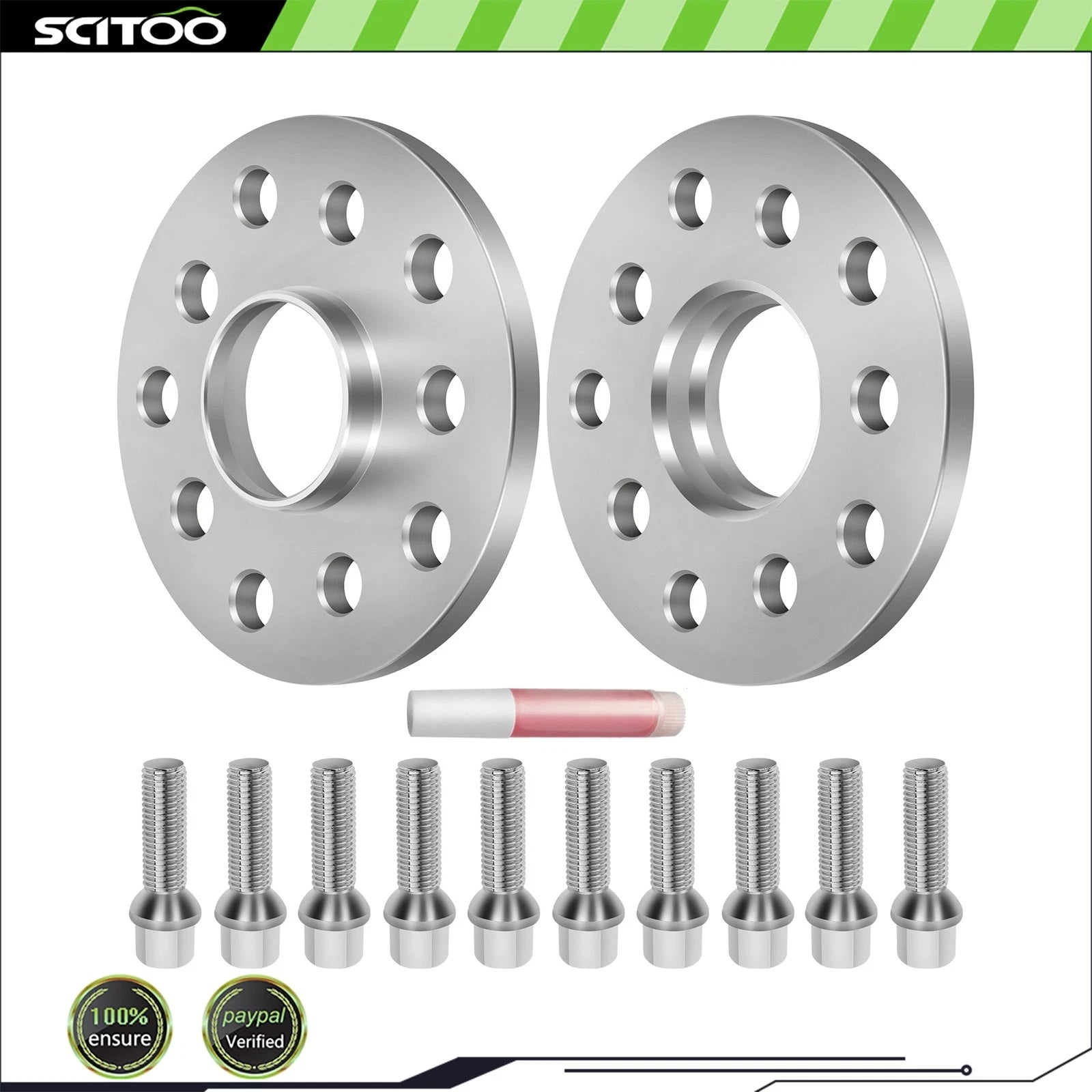 2Pcs 10mm Wheel Spacer 5x100 & 5x112 14x1.5 for Audi S8 (2001–2015)