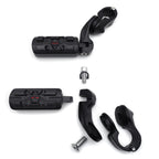 2.5" Black Pirate Skull Foot Peg Kit for Harley SuperLow XL883 (2011–2020)