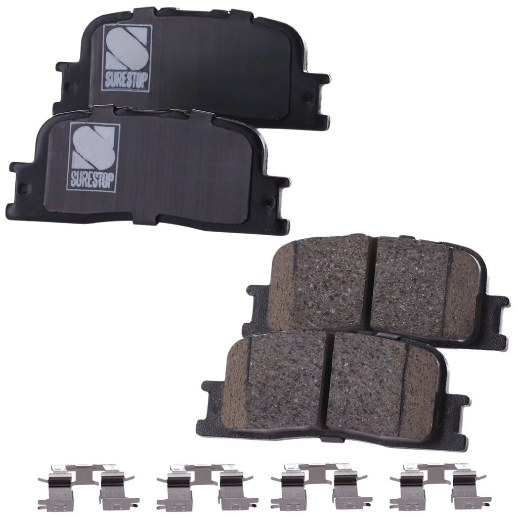 Brake Disc and Pad Kit for Toyota Camry (2002–2006) Front and Rear