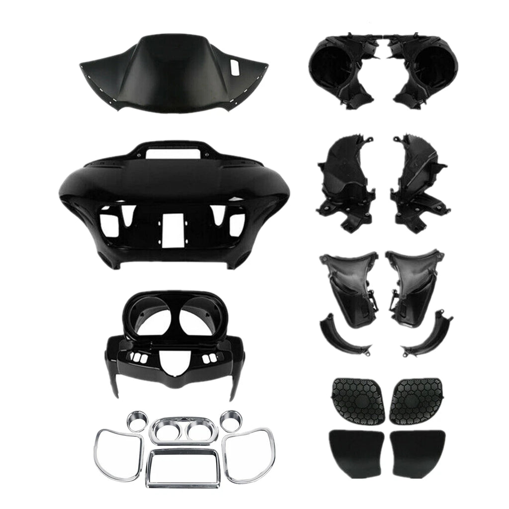 Fairing Speaker Box Air Duct Instrument Set for Harley Touring Road Glide (2015–2023)