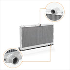 2X Aluminum Core Radiator for Mitsubishi 3000GT/Dodge Stealth (1991–1999)