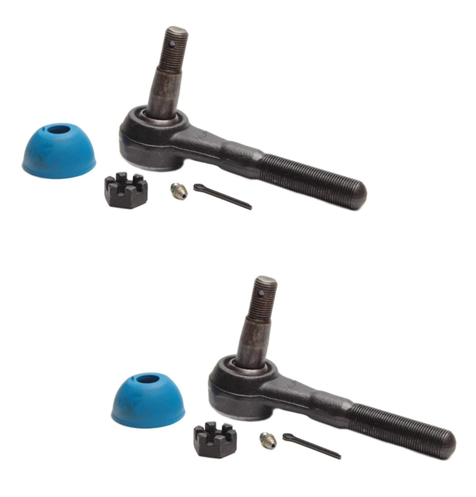 Set of 2 Outer Steering Tie Rod Ends for Dodge B100 B150 (1975–1980)