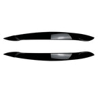 Pair of Gloss Black Headlight Eye Lids for BMW X5 E70 (2008–2013)