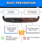Complete Black Rear Bumper Assembly for Toyota Tacoma (2005–2015)