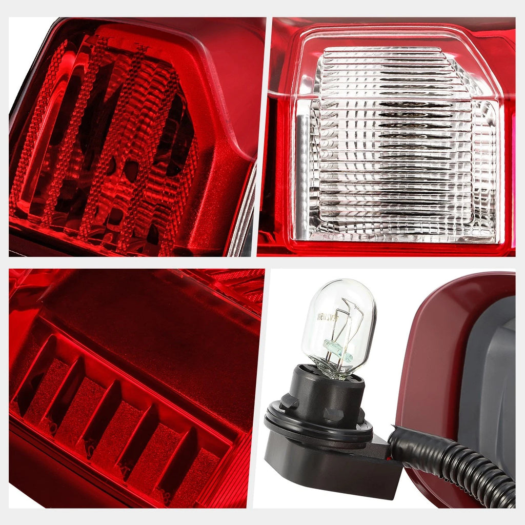 Red Lens Rear Tail Brake Light Stop Lamp for Silverado 1500 2500HD 3500HD (2019–2024)