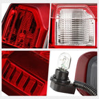 Red Lens Rear Tail Brake Light Stop Lamp for Silverado 1500 2500HD 3500HD (2019–2024)