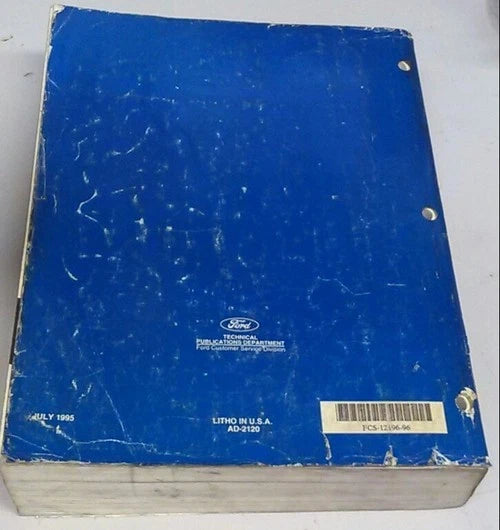 Service Manual for 1996 Thunderbird Cougar (1996) FCS-12196-96