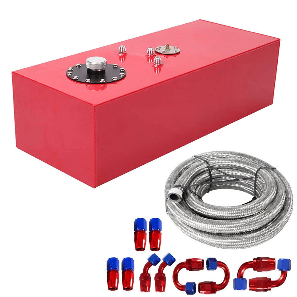15 Gallon Aluminum Fuel Cell Gas Tank with Cap & Level Sender for