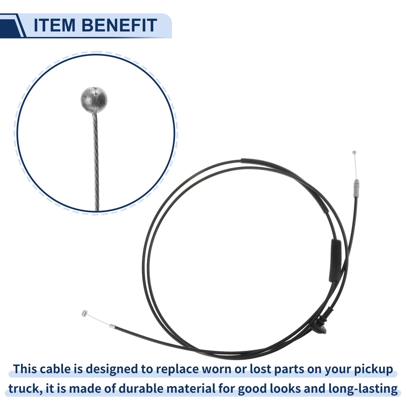 Hood Latch Release Cable for Lexus ES300h (2013–2018) No. 5363033180