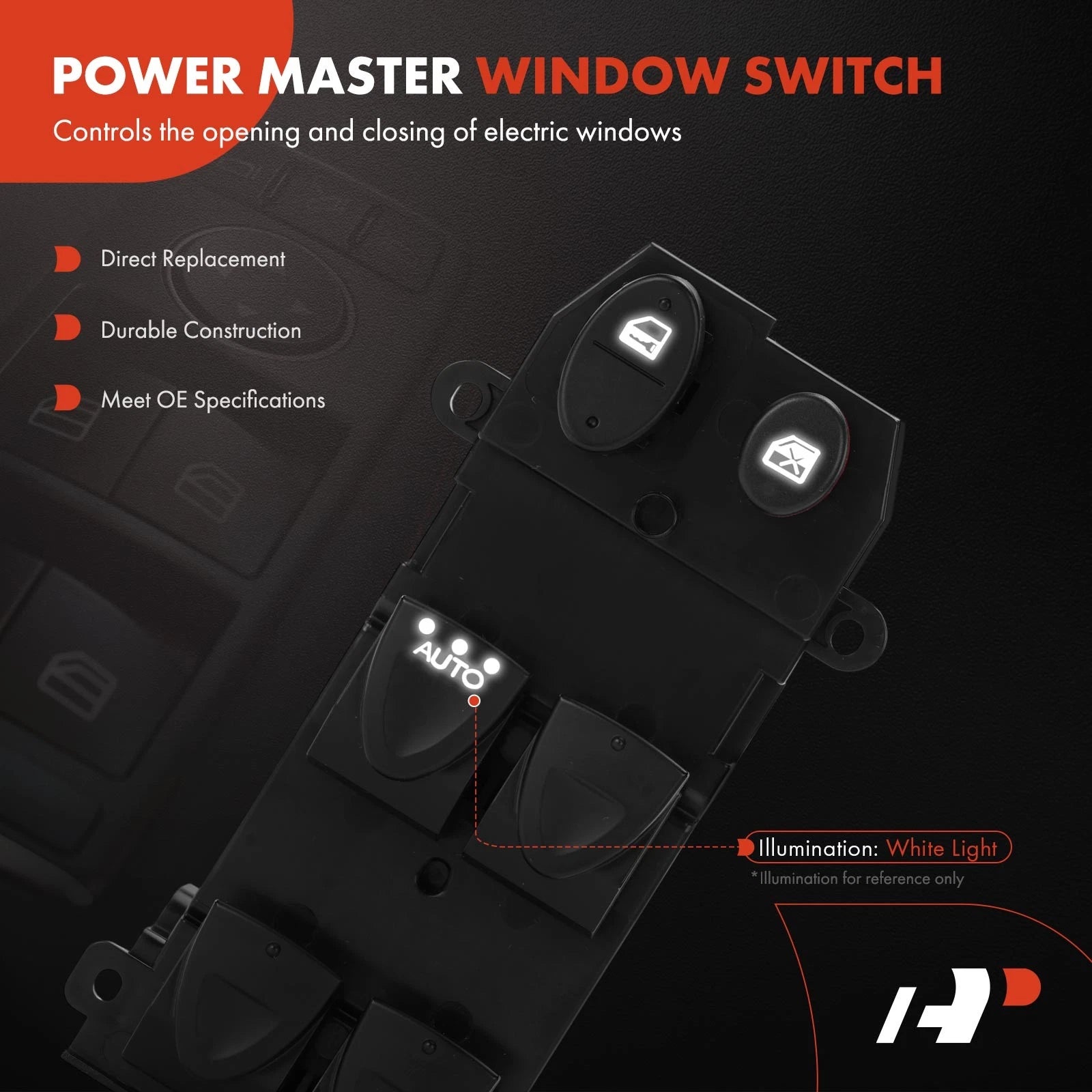 Front Left Power Window Switch for Honda Civic (2008-2011)