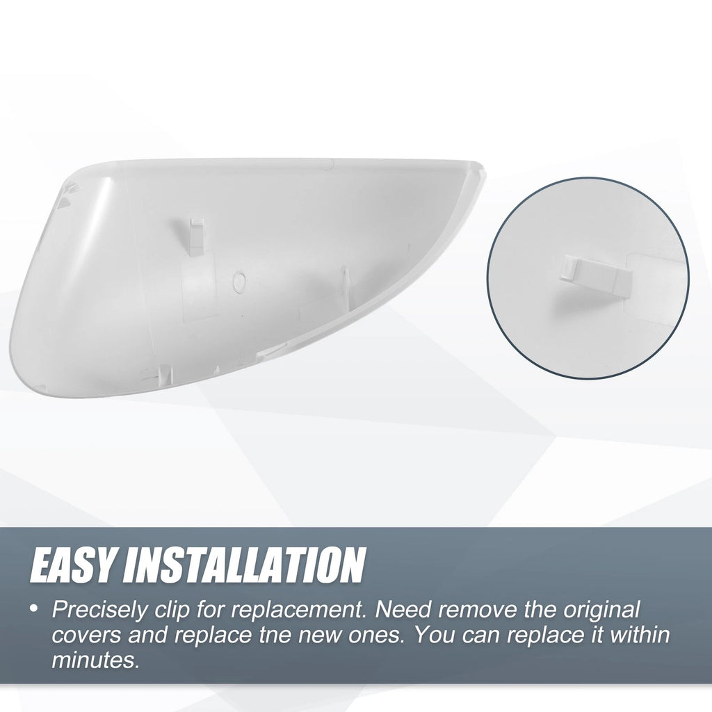 Right Side Mirror Cover Cap for Honda Accord (2018–2020) - White