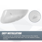 Right Side Mirror Cover Cap for Honda Accord (2018–2020) - White