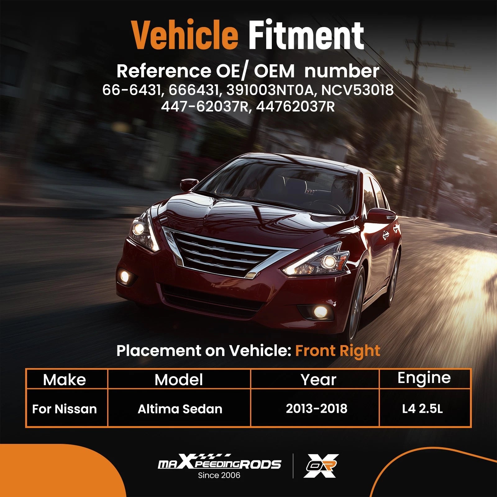 CV Axle Assembly for Nissan Altima (2013-2018)