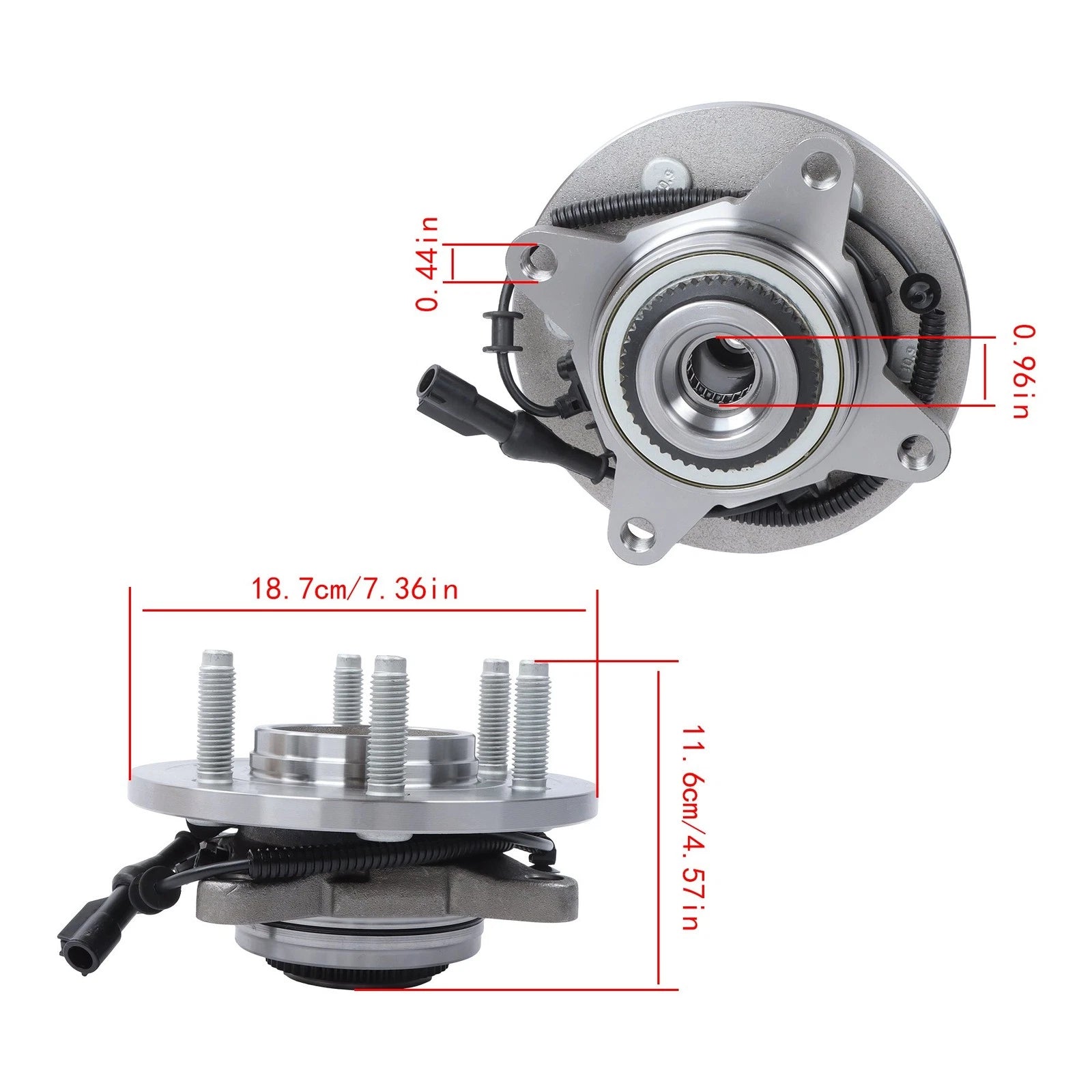 1x Front Wheel Hub Bearing Assembly 515079 for Ford F-150 Lincoln Mark (2005–2008)