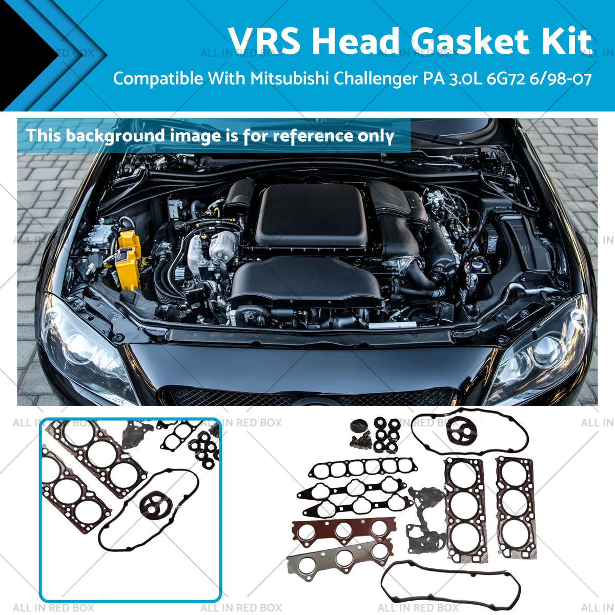 Cylinder Head Gasket Set for Mitsubishi Challenger PA (1996–2003) 6G72 24v