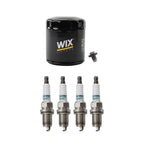 Wix Engine Oil Filter & Denso 4 Spark Plug Kit for Breeze Cirrus Neon Stratus (1995–2005)