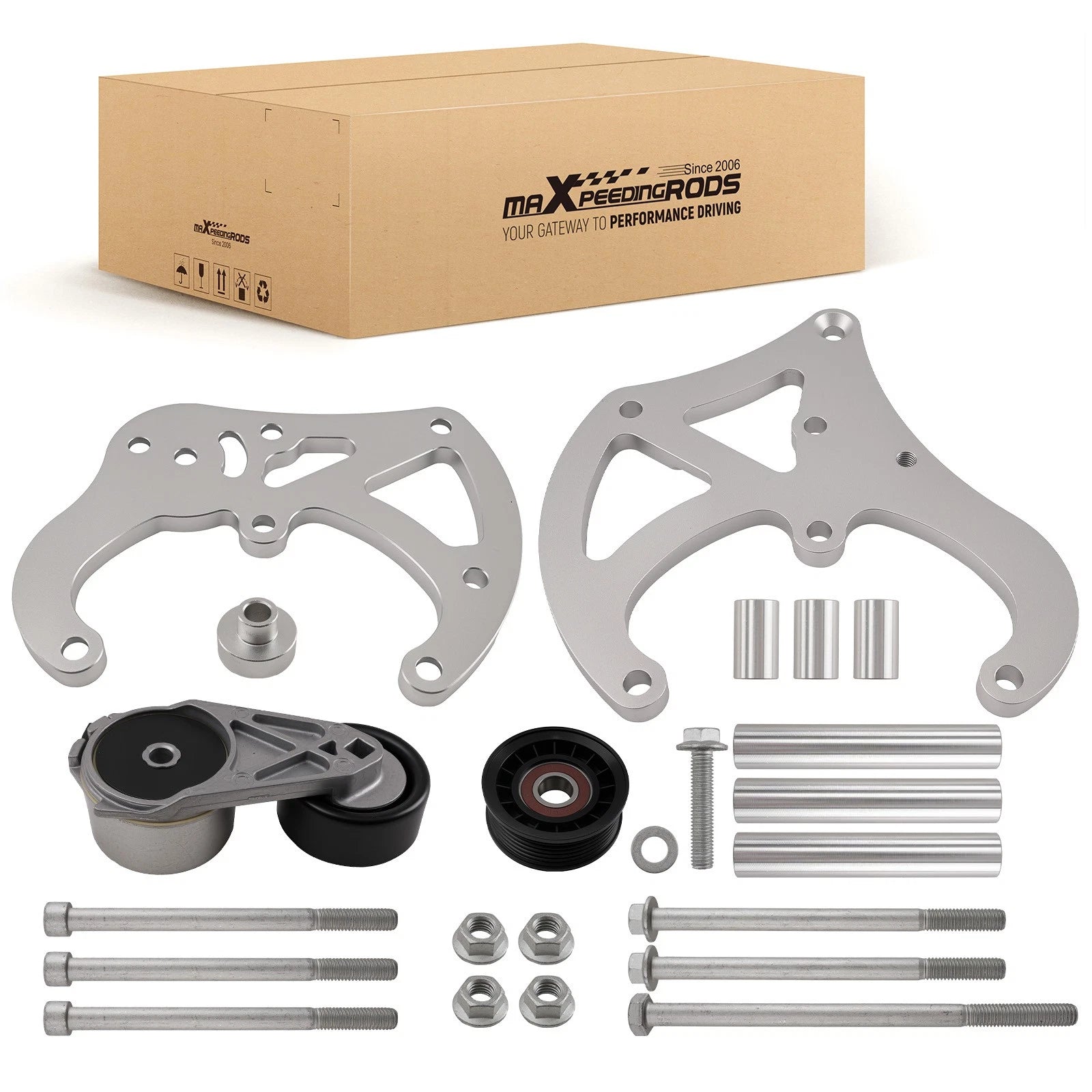 A/C Compressor Bracket Kit for LS Truck R4 SUV LS3 Camaro (Fits 2000–2023)