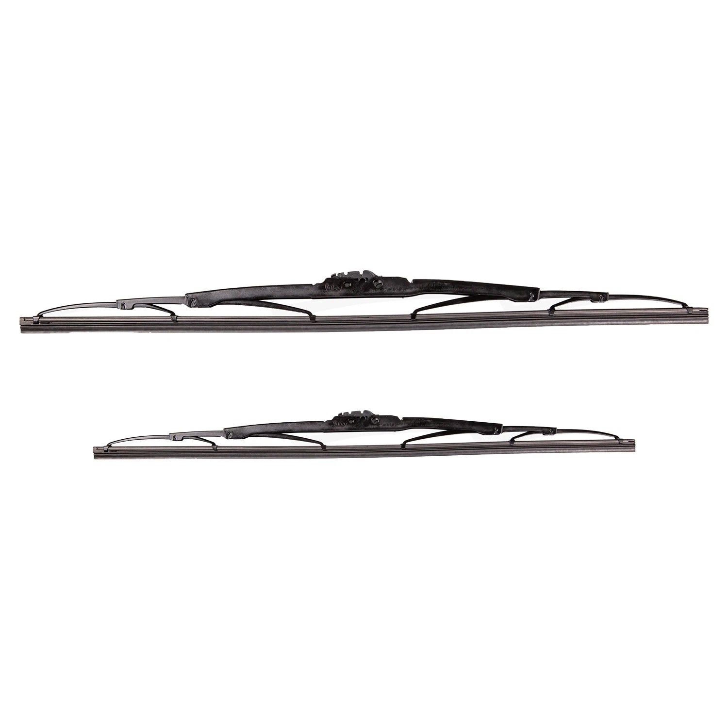 2X Valeo Traditional Titanium Windshield Wiper Blades for