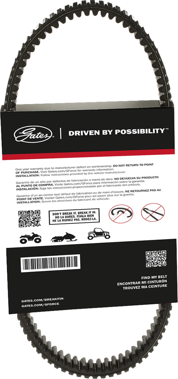 Gates G-Force Workhorse Drive Belt for Kawasaki (03G3470)