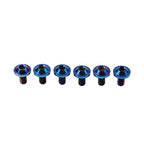 6pcs M6x20mm Titanium Torx Head Bolts for Bike Motorcycle