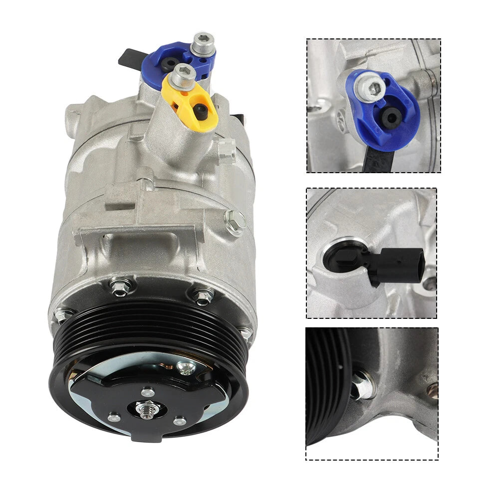 A/C Compressor with Clutch for Volkswagen Touran (2003–2015)