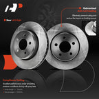 Front Brake Rotors and Pads with Calipers for Jeep Liberty Dodge Nitro (2002–2012)