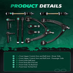 10pc Suspension Kit for GMC Yukon XL 1500 (2007–2014) K6541