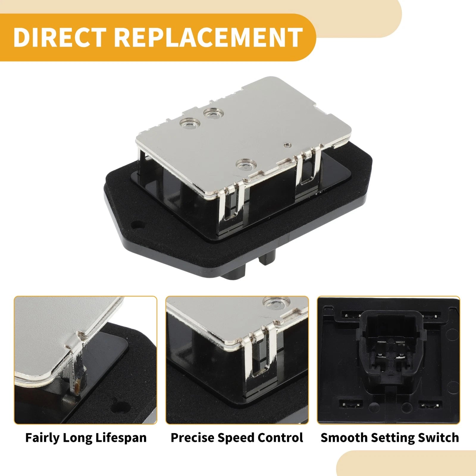 HVAC Blower Motor Resistor for Heater Blower No. 3A1200/SW11702C 