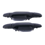 Door Handle Outer 2 x for Isuzu D-Max REAR LEFT+RIGHT Black (2006–2012)