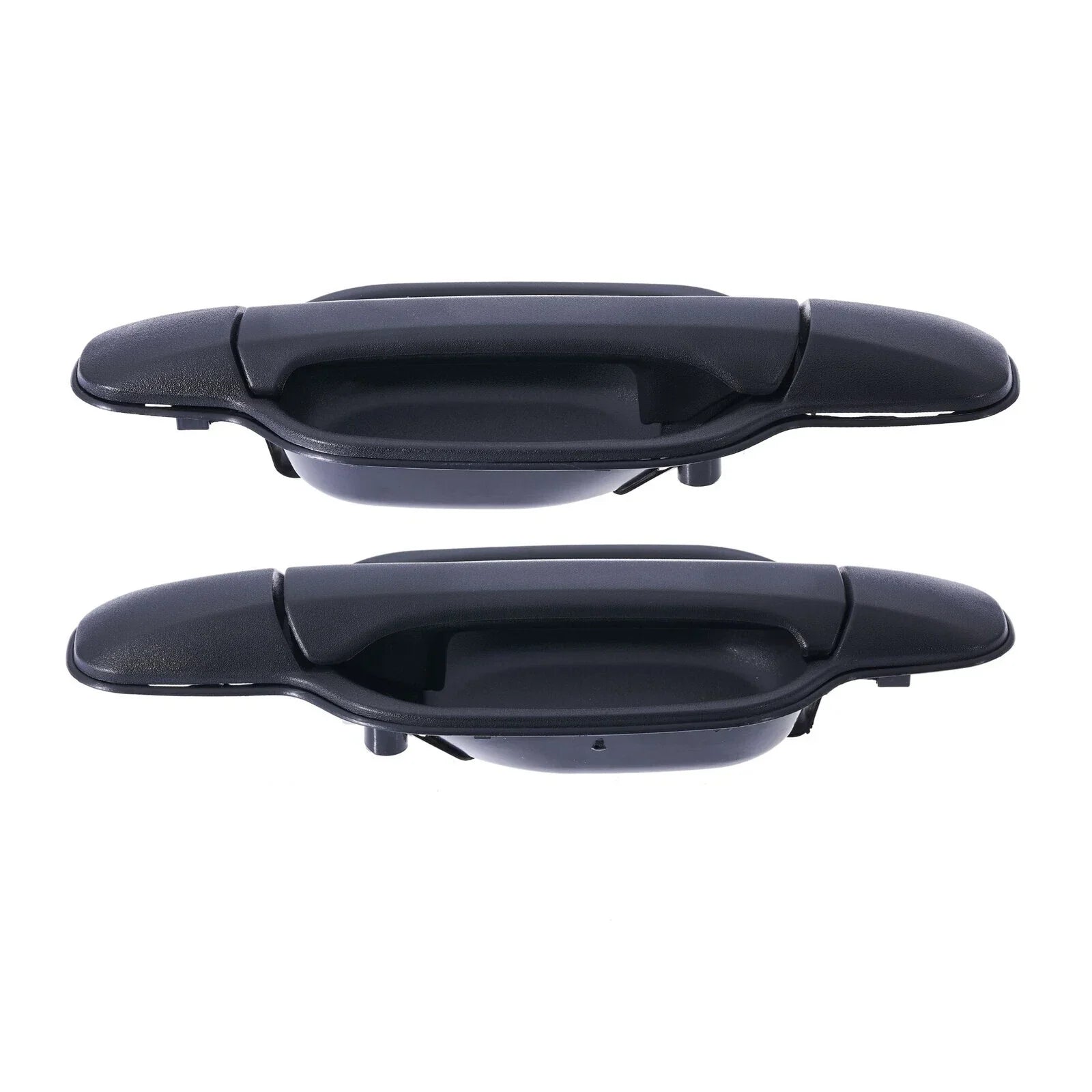 Door Handle Outer 2 x for Isuzu D-Max REAR LEFT+RIGHT Black (2006–2012)