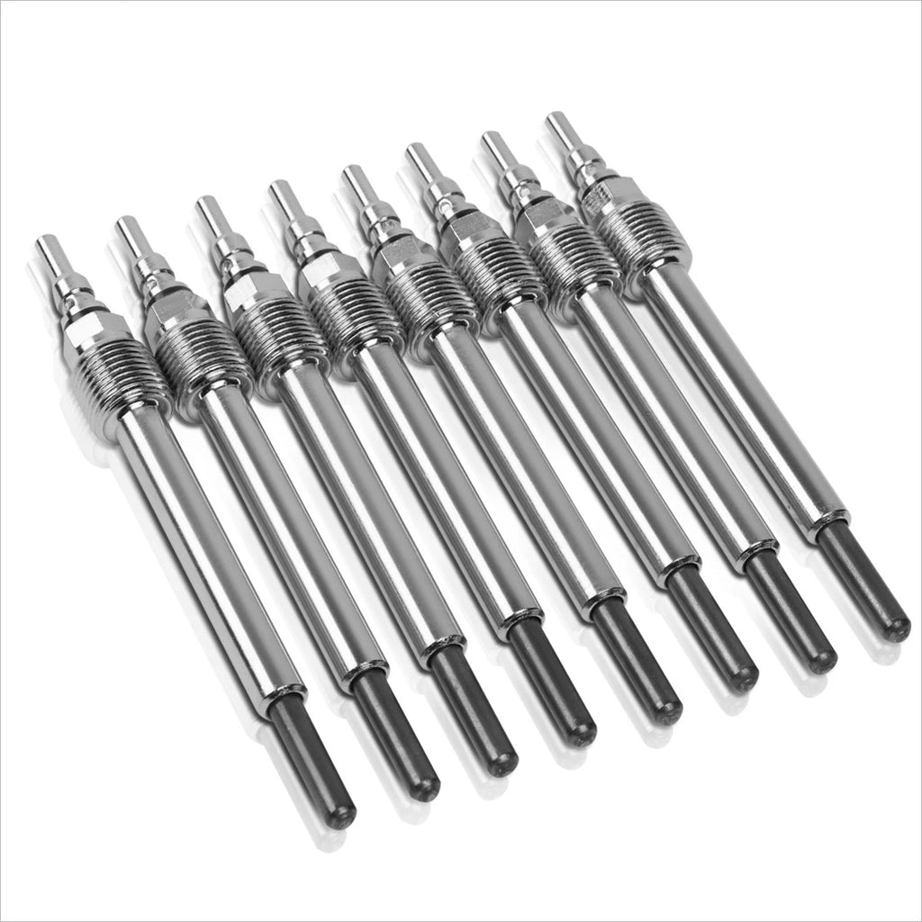 Set of 8 Glow Plugs for Ford Powerstroke 6.0L V8 Turbo Diesel (2004–2010)