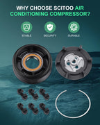A/C Compressor Clutch Kit for Mercedes-Benz S550 S430 R350 E55 AMG (2003–2011)