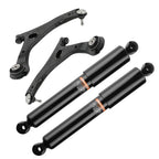 Rear Shock + Front Lower Control Arms For 2012-15 RAM C/V 08-18 Grand Caravan
