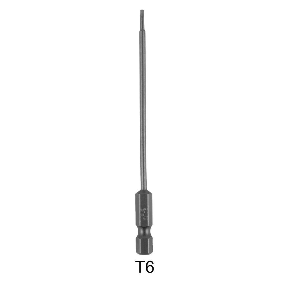 Screwdriver Bit 100mm 1/4 Inch Shank Hexagonal Plummer