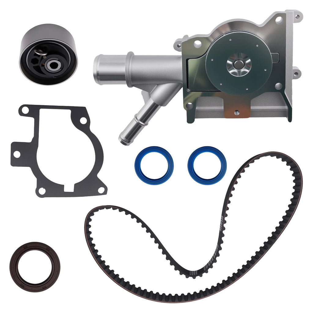 Timing Belt Kit with Water Pump & Tensioner for Ford Focus (2000–2004)