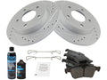 Rear Brake Pad and Rotor Kit for Mazda 3 (2004–2005) CQ487TH