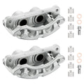2X Front Brake Calipers with Bracket for Dodge Ram 2500 3500 (2009–2010)