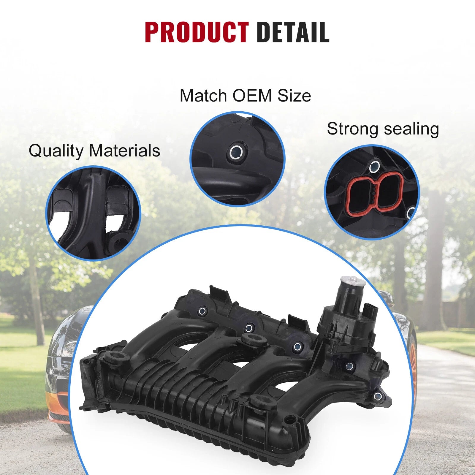 Intake Manifold with Actuator for Mercedes-Benz C250 E250 SLK250 (2012-2015)